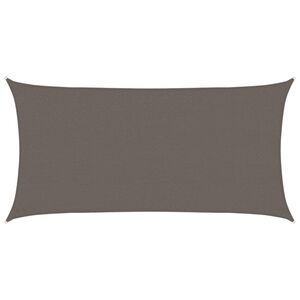 vidaXL Żagiel przeciwsloneczny, 160 g/m&sup2;, antracytowy, 2,5x5 m, HDPE