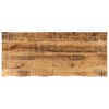 vidaXL Blat stołu, 140x60x3,8 cm, naturalna krawędź, drewno mango