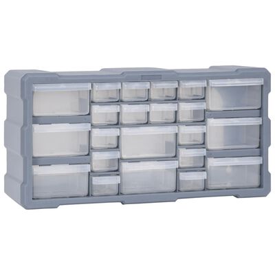 vidaXL Organizer z 22 szufladkami, 49x16x25,5 cm