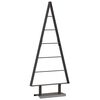 vidaXL Metalowa choinka świąteczna Czarny 90 cm Stal