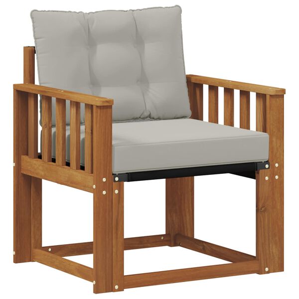 vidaXL Zestaw sof na zewnątrz Drewno akacji i tekstylen