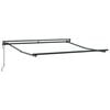 vidaXL Rama markizy Z regulacją Antracyt 3 x 2,5 m Stal