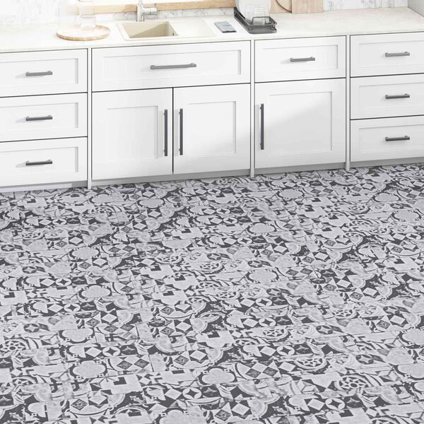 vidaXL Deski podłogowe 36 pcs Szary 5,02 m&sup2; PVC