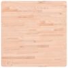 vidaXL Blat do stołu, 70x70x2,5 cm, kwadratowy, lite drewno bukowe