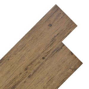 vidaXL Deski podłogowe Orzechowy brąz 5,26 m&sup2; 18 szt. PVC