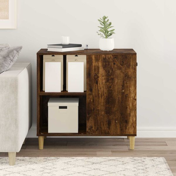 vidaXL Koty Dom Dąb wędzony 72 x 42.5 x 70 cm Materiał drewnopochodny