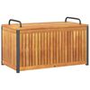 vidaXL Skrzynia ogrodowa, 85x45x45/53 cm, drewno akacjowe i stal