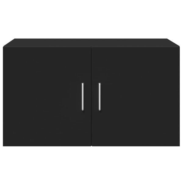 vidaXL Szafka wisząca, czarna, 70x42,5x40 cm, materiał drewnopochodny