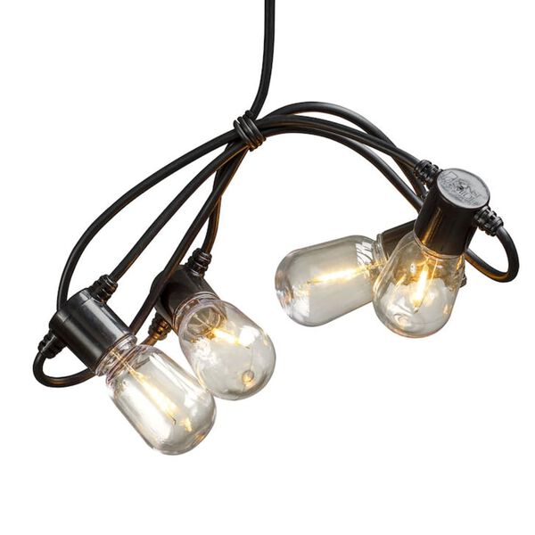 KONSTSMIDE Oświetlenie imprezowe z 20 owalnymi lampkami, bardzo ciepłe