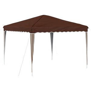 vidaXL Namiot imprezowy rozkładany 288 x 288 x 245 cm brązowy