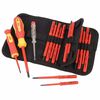 Draper Tools Zestaw wkrętak&oacute;w izolowanych z testerem napięcia, 18 cz.