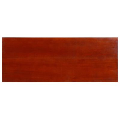 vidaXL Stolik konsolowy, klasyczny brąz, 90x30x75 cm, drewno mahoniowe