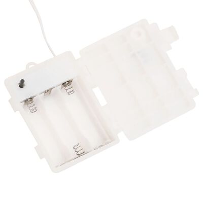 vidaXL Ozdoby świetlne z LED, 3 szt., składane, białe