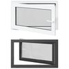 vidaXL Okno piwniczne RISOR 100 x 60 cm PVC i szkło antracytowy