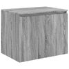 vidaXL Wisząca Szafka Łazienkowa Szary Sonoma 62,5 x 44,5 x 50 cm