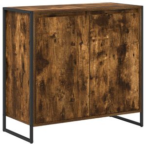 vidaXL Szafka boczna Dąb dymny 79 x 36 x 75 cm Drewno inżynieryjne