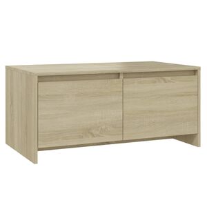 vidaXL Stolik kawowy, dąb sonoma 90x50x41,5 cm materiał drewnopochodny