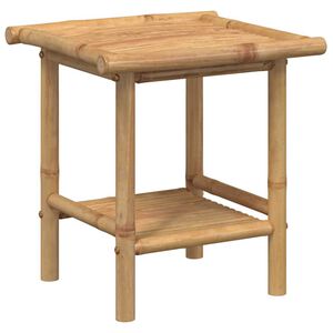 vidaXL Stolik kawowy, 45x45x45 cm, bambusowy