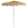 vidaXL Parasol bambusowy z pokryciem z liści bananowca, 210 cm