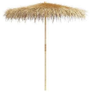 vidaXL Parasol bambusowy z pokryciem z liści bananowca, 210 cm