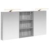 vidaXL Zestaw Szafek Łazienkowych z p&oacute;łką 3 pcs 120 x 10,5 x 60,5 cm