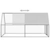 vidaXL Klatka zewnętrzna dla kurcząt, 2x4x2 m, stal galwanizowana