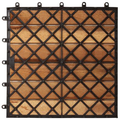 vidaXL Drewniane płytki tarasowe, 20 szt., 30 x 30 cm, akacja