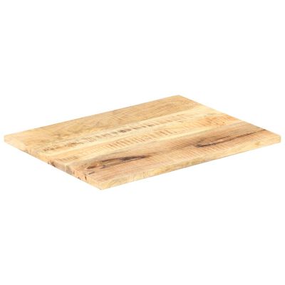 vidaXL Blat stołu, lite drewno mango, 25-27 mm, 70x60 cm
