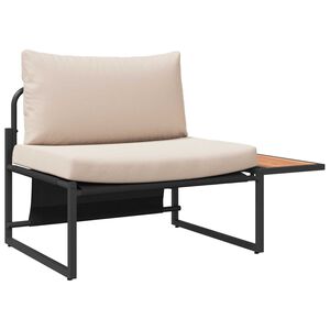 vidaXL Zestaw do jadalni w ogrodzie 2 pcs Ciemnoszary Stal