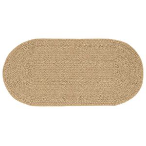 vidaXL Dywan ZIZUR Brązowy 200 x 100 cm polipropylen