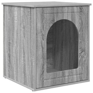 vidaXL Koty Dom Szary Sonoma 53 x 52 x 62 cm Drewno inżynieryjne