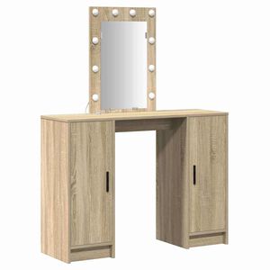 vidaXL Toaletka Brązowy 102 x 33 x 135 cm Drewno inżynieryjne