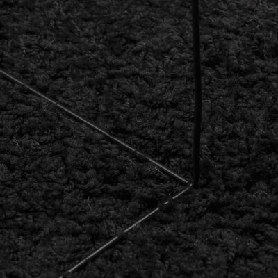 vidaXL Dywan z długim włosiem PAMPLONA, czarny, 240x340 cm