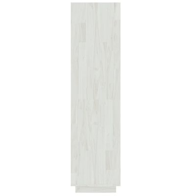 vidaXL Regał na książki/przegroda, biały, 40x35x135 cm, drewno sosnowe