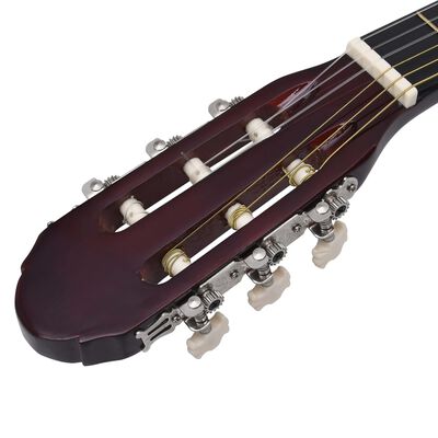 vidaXL 12-częściowy zestaw do nauki gry na gitarze klasycznej 4/4, 39"