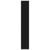 vidaXL Szafka łazienkowa, czarna, 30x30x183,5 cm