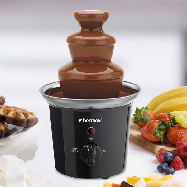 Bestron Fontanna czekoladowa, ACF300, czarna