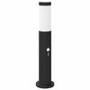 vidaXL Słupek oświetleniowy z czujnikiem 50 cm, stal nierdzewna IP44
