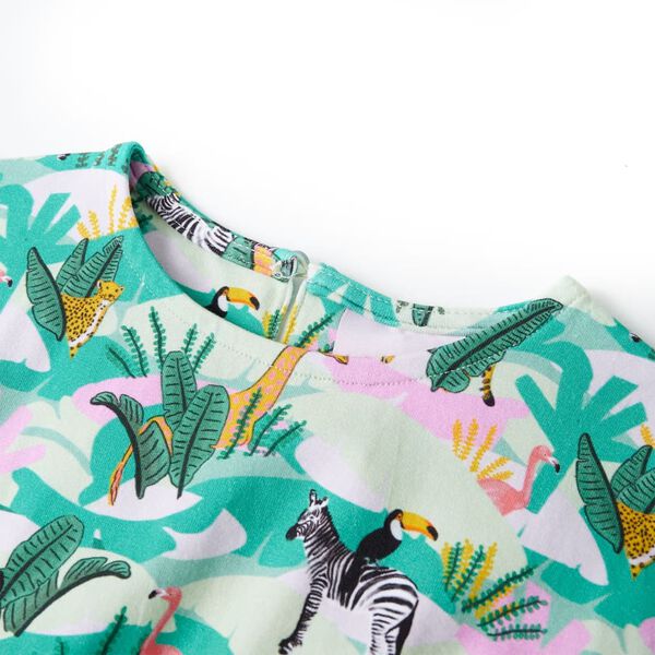 Sukienka dziecięca, jasnomiętowa, 116