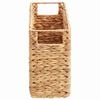 vidaXL Kosze na magazyny 2 pcs Naturalny 39 x 14 x 25 cm Hiacynt wodny