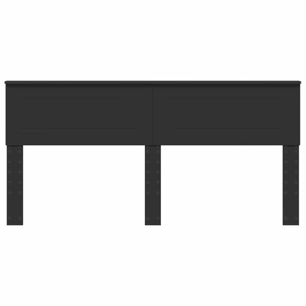 vidaXL Zagł&oacute;wek Czarny Dąb 200 cm Materiał drewnopochodny