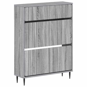 vidaXL Szafka na buty ZWOLLE 78 x 24 x 103 cm Drewno inżynieryjne