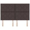 vidaXL Zagł&oacute;wek Brązowy 160 cm tkanina