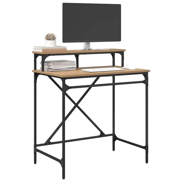 vidaXL Biurko Dąb rzemieślniczy 80 x 50 x 90 cm