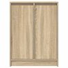 vidaXL Komoda Sonoma Oak 57x34x76 cm Drewno klejone