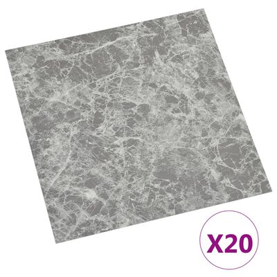 vidaXL Samoprzylepne panele podłogowe, 20 szt., PVC, 1,86 m², beton