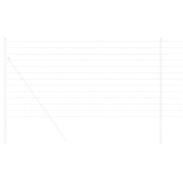 vidaXL Ogrodzenie Euro Srebrny 1 x 25 m