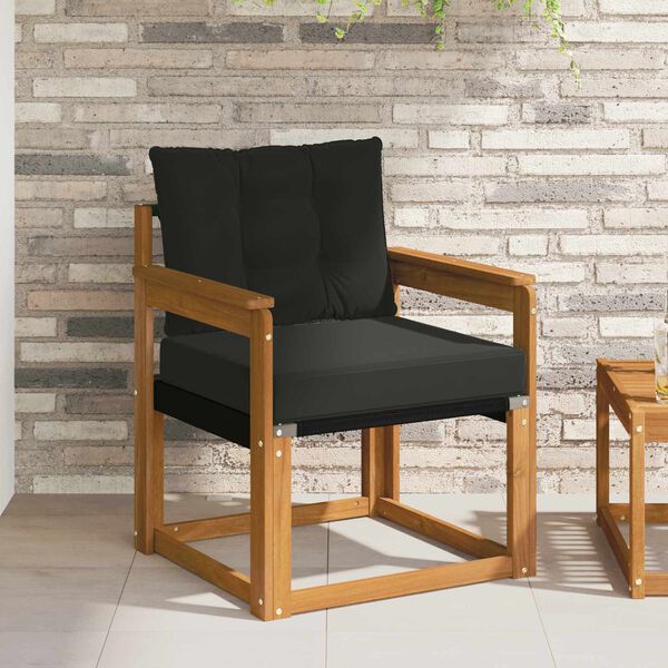 vidaXL 2 Sztuka Zestaw sof na zewnątrz Drewno akacji i tekstylen