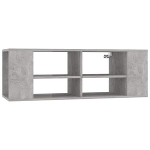 vidaXL Wisząca szafka pod TV, szarość betonu, 102x35x35 cm