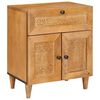 vidaXL Szafka Nocna Jasny Brąz 50 x 33 x 60 cm Lite drewno akacjowe
